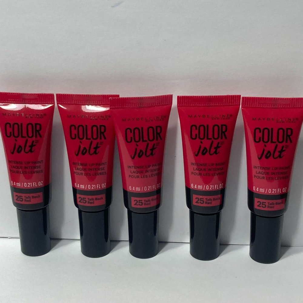 Maybelline Color Jolt Lip Paint Talk Back Red #25